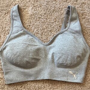 Puma Women's Gray Sports Bra